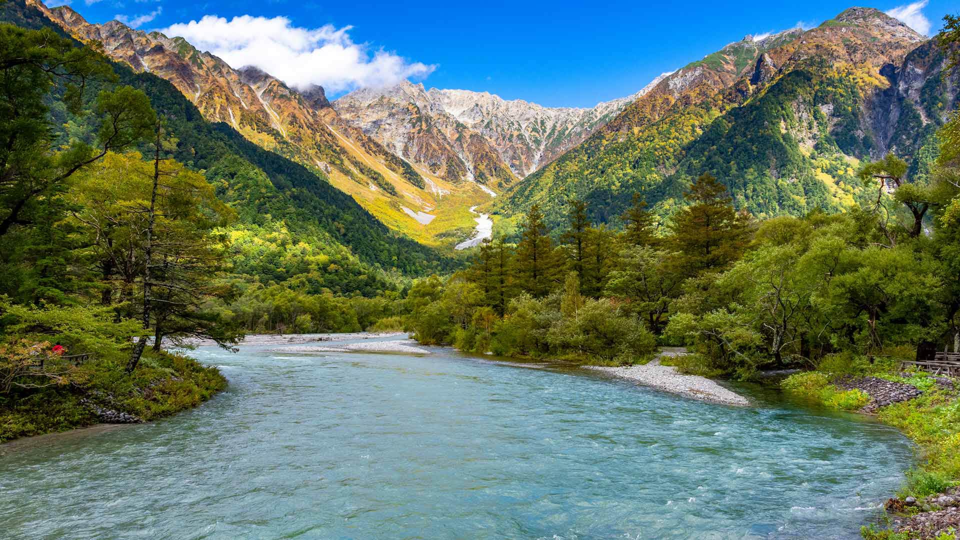 中部山岳国立公園の上高地, 長野県 松本市 (© Poca Wander/Getty Images) Bing Everyday Wallpaper 2025-08-11, dOfLAD [Bing Everyday Wall Paper 2025-08-11] url = http://www.bing.com/th?id=OHR.MountainDay2025_JA-JP4443243001_1920x1080.jpg
