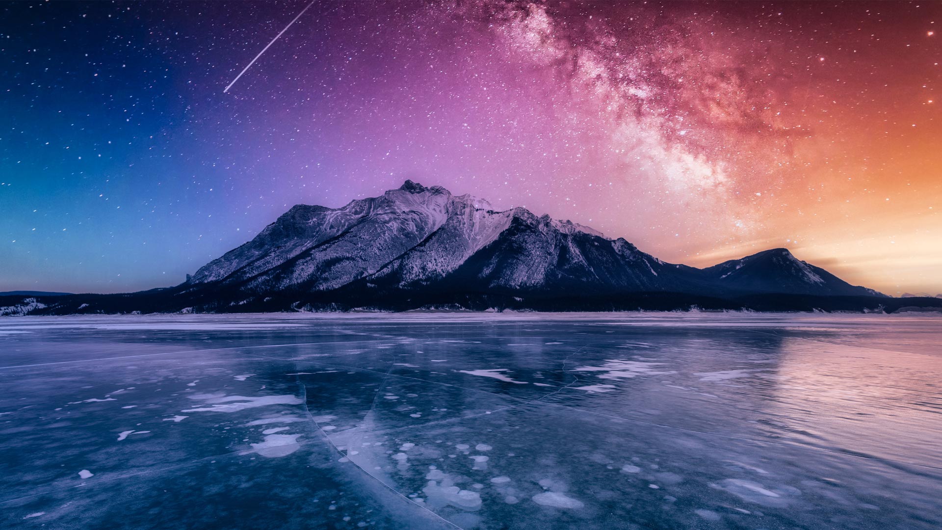 亚伯拉罕湖冰封景象，艾伯塔省，加拿大 (© Luis F Arevalo/Getty Images) Bing Everyday Wallpaper 2026-01-19, hYb7V9 [Bing Everyday Wall Paper 2026-01-19] url = http://www.bing.com/th?id=OHR.BubblesAbraham_ZH-CN7203734882_1920x1080.jpg