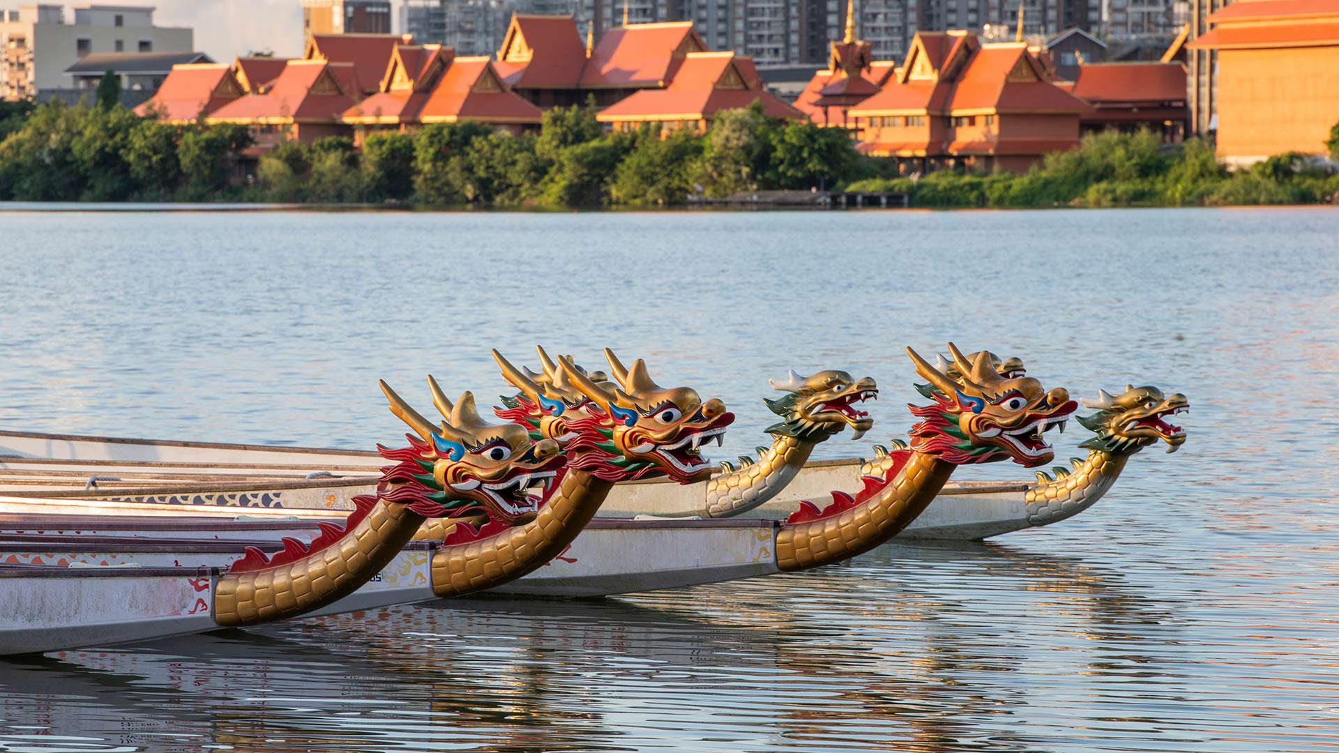 湖中的龙舟，中国 (©  Zhonghui Bao/Getty Images) Bing Everyday Wallpaper 2026-06-19, PAExo9 [Bing Everyday Wall Paper 2026-06-19] url = http://www.bing.com/th?id=OHR.DragonBoatFestivalY26_ZH-CN3070279417_1920x1080.jpg